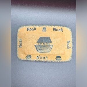 Primitive Noah’s Ark Trinket Soap Display Dish Handmade Clay Craftsman Pottery